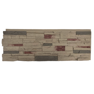 Teton Buff: Country Ledgestone Flat Panel: 15 1/2